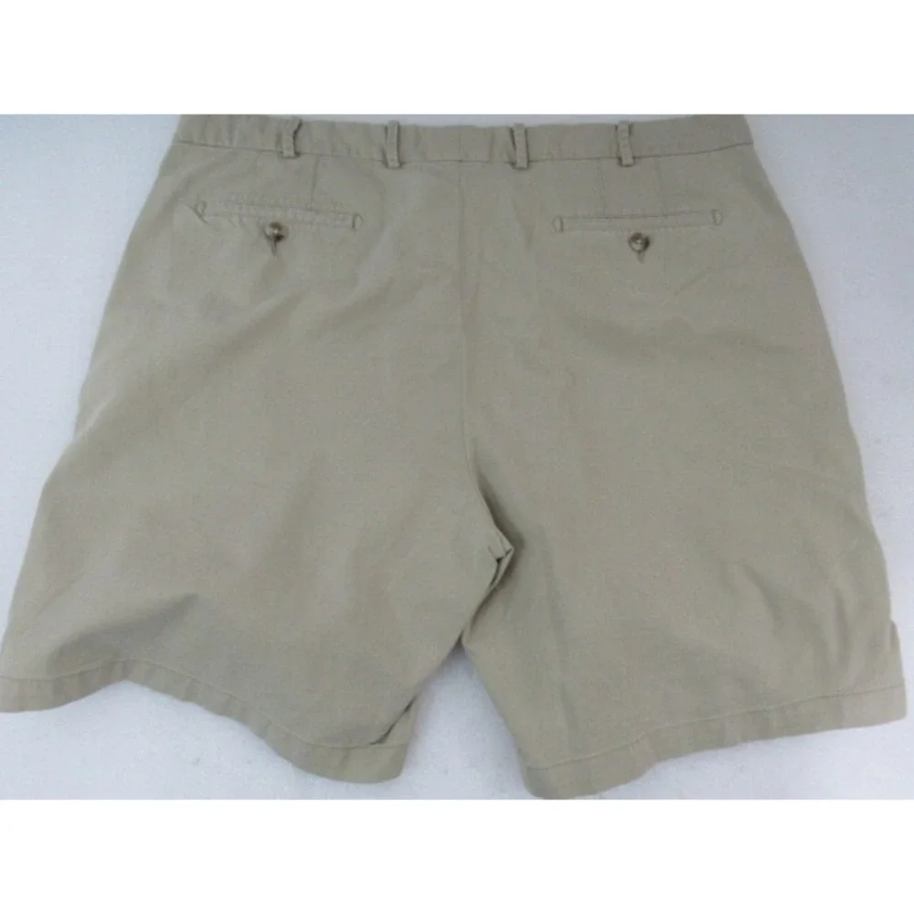 Peter Millar Khaki Tan Shorts Size 40 Cotton Blend